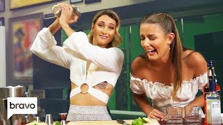 Anastasia Surmava & Aesha Scott's Bartending Tips | Below Deck Med After Show | Bravo