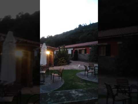 Atardecer en el Hotel Zapata, Cruz Grande, La Cumbre, Córdoba, Argentina.