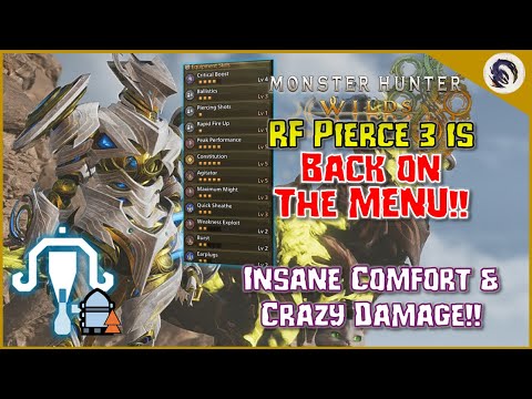 Rapid Fire Pierce 3 LBG is *BACK* in TU4! [MH Wilds]