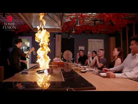 Toshi Fushion para um homem com Teppanyaki