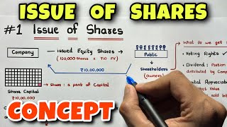 #1 Issue of Shares - Concept  - Class 12 / CA Foundation - By Saheb Academy