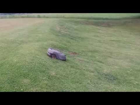 HusqvarnaAutomower Klipper under studsmattan www.automowertestpilots.se