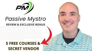 Passive Mystro Review Back Office Demo Walkthrough - PassiveMystro Bonus Exclusive by Fergal Downes