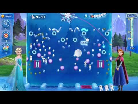 Frozen Free Fall: Icy Shot Level 281 - NO BOOSTERS ☃☃☃