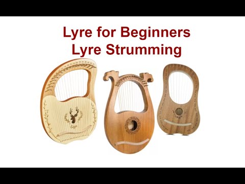 How to Play The Lyre Using Strumming Method
