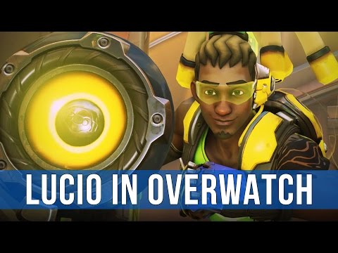 Overwatch Beta: Lucio Gameplay!