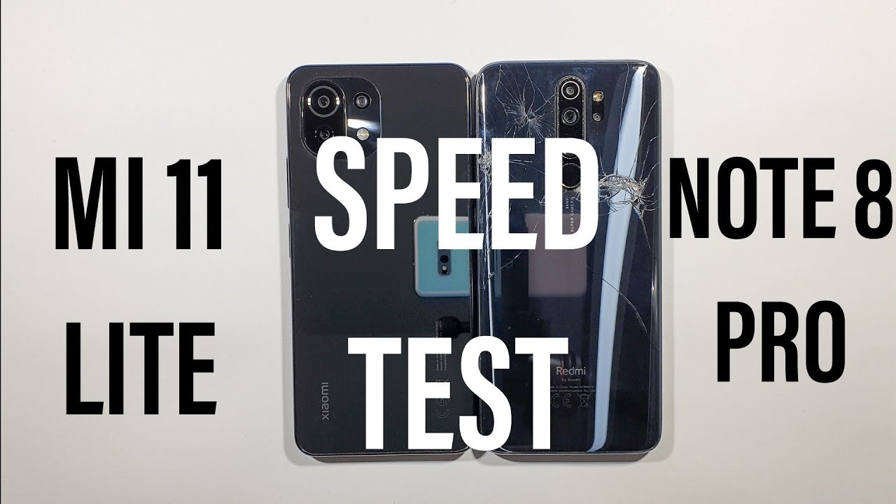 Xiaomi Mi 11 Lite vs Xiaomi Redmi Note 8 Pro Speed Test