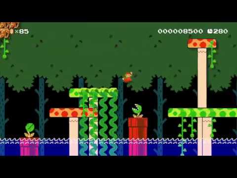 Super Mario Maker 2 Overgrown Swampland