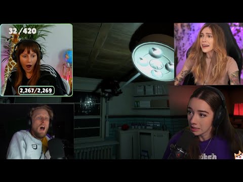 The Mortuary Assistant game - streamers react to the sudden appearance of the entity