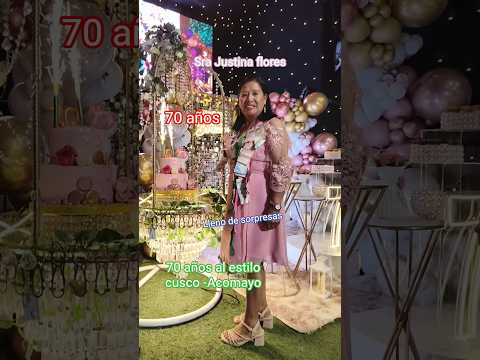 70 Años al estilo acomayo cusco #cusco #acomayo #costumbres #70 años #justinaflores