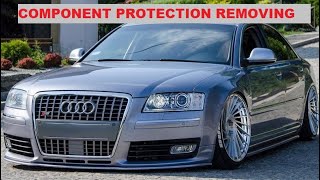 Audi A8 2007 3.0 171kw  Seat Component protection removal