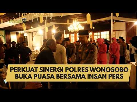 PERKUAT SINERGI, POLRES WONOSOBO BUKA PUASA BERSAMA INSAN PERS