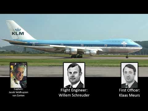 CVR & Subtitles | KLM Flight 4805 (Tenerife airport disaster) | 27. March 1977