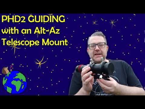 PHD2 Guiding on an Alt Az mount - yes you can do it!  Celestron SLT Astro Fi
