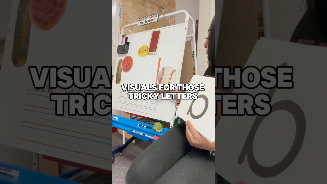 VISUALS FOR THOSE TRICKY LETTERS ✨ found in my TPT  #teacherlife #teacher #alphabet #kindergarten