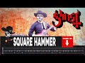 【GHOST】[ Square Hammer ] cover by Masuka | LESSON | GUITAR TAB