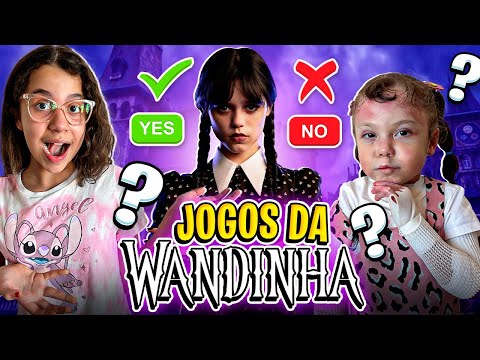 SARAH E ELOAH JOGARAM OS JOGOS DA WANDINHA !