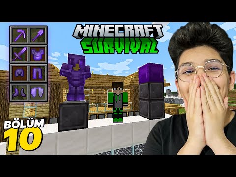 SeyidCAN -  BIG SURPRISE FOR SASUKE!  │(He was very surprised) Minecraft Survival ➤ Episode 10