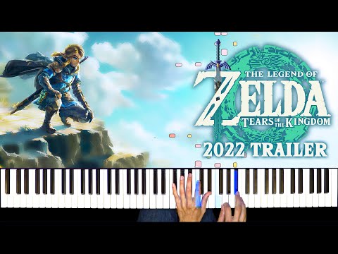 ZELDA: TEARS OF THE KINGDOM PIANO - 2022 Teaser Trailer [Sheet Music] [Piano Tutorial] [MIDI]