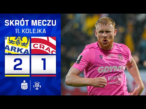 Arka - Cracovia | SKRÓT | Trafiony zatopiony! Zwycięski rzut wolny Kerka! | Ekstraklasa 2025/26