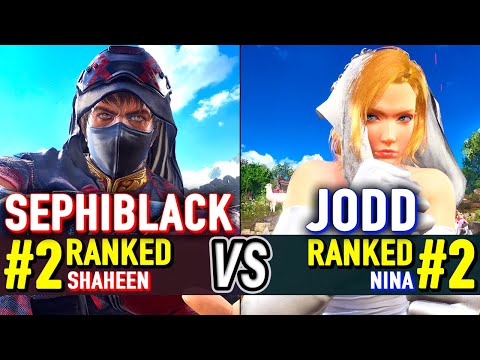 T8 🔥 SEPHIBLACK (#2 Ranked Shaheen) vs JODD (#2 Ranked Nina) 🔥 Tekken 8 High Level Gameplay