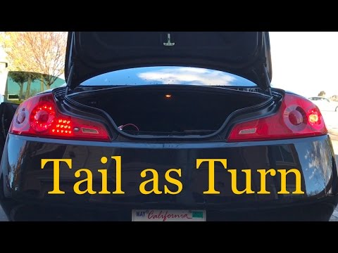 G35/G37 Turn Signal Mod - INSTALL VIDEO
