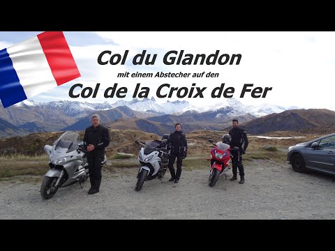 Col du Glandon mit dem Motorrad, Croix de Fer, Route des Grandes Alpes, Honda ST 1300 Pan European