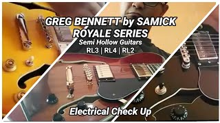 Video thumbnail for GITAR SEMI HOLLOW GREG BENNETT ROYALE SERIES (RL4, RL3, RL2) Electrical Check Up kirim ke BALI. by Havid Pipic Vansuri | etalasemusik