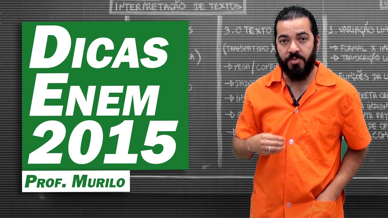 Dicas Enem 2015 - Interpretação de Textos e Gramática