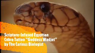 Scripture-Infused Egyptian Tattoo