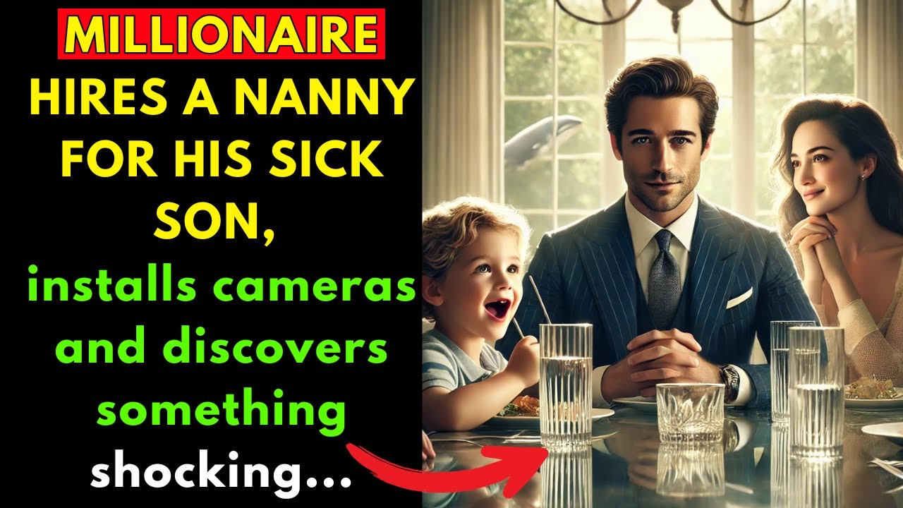 MILLIONAIRE HIRES A NANNY FOR HIS SICK SON, INSTALLS CAMERAS AND DISCOVERS SOMETHING SHOCKING!