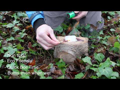 Demonstration of tablet ignition and combustion in nature