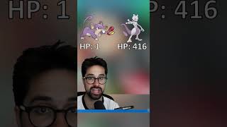 A Lv 1 Rattata can beat a Lv 100 Mewtwo. Here