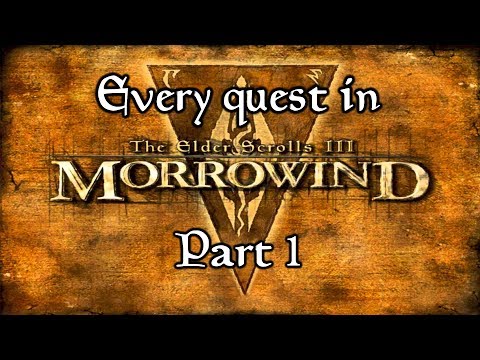 Every quest in Morrowind Episode 1: Seyda neen
