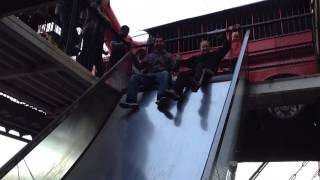 preview picture of video 'St. Louis City Museum Slide with Didj & Wobbly Chair'
