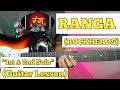 RANGA - ROCKHEADS | Guitar Solo Lesson | (With Tab)