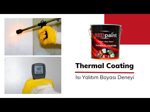 REDpaint® Thermal Coating (İç, Dış Cephe ve Çatı Termal Kaplama) | Isı Deneyi