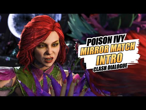 Injustice 2 | Poison Ivy Mirror Match Intro & Clash Dialogues