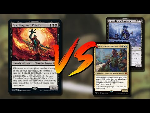 Gix Yawgmoth Praetor vs Ayara & Kynaios | Gix 1v1 EDH Gameplay | Magic Online | tribalkai