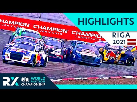 世界ラリークロス 第5戦ラトビア（リガ）2021年 Day2のファイナルドリフトハイライト動画①