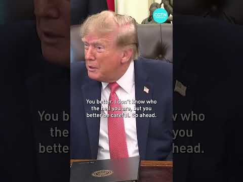 Trump loses his cool with reporter during press conference