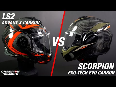 LS2 Advant X Carbon Versus Scorpion EXO-Tech EVO Carbon - ChampionHelmets.com