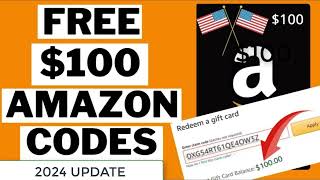 Free Amazon Gift Card Codes = How To Get Free Amazon Gift Cards  2024