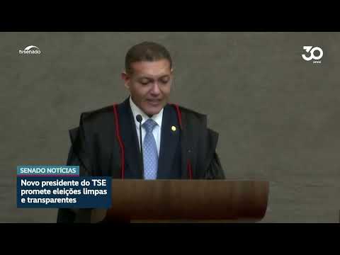 Kassio Nunes Marques toma posse na presidência do TSE