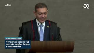 Kassio Nunes Marques toma posse na presidência do TSE