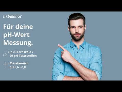pH Teststreifen: Einfach den pH Wert messen - tri.balance pH 99 Teststreifen Anleitung