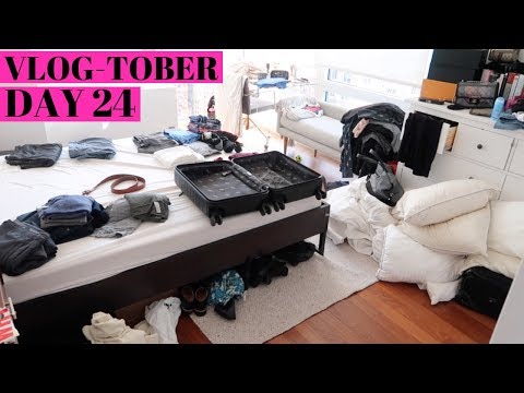 How Real People Pack - New York City Lifestyle  |  VLOGTOBER Day 24, 2018