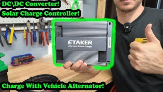 ETaker F1000 Pro DC/DC Charger, Solar Charge Controller Testing | 1000 Watt Rated