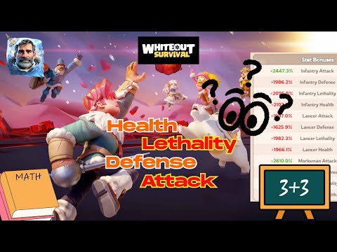 UPDATED: The Secret on How COMBAT STATS % work in Whiteout Survival