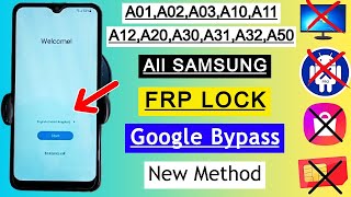 Samsung A01,A02,A03,A10,A11,A12,A20,A30,A31,A32,A50 FRP Bypass | Google Account Remove Without PC